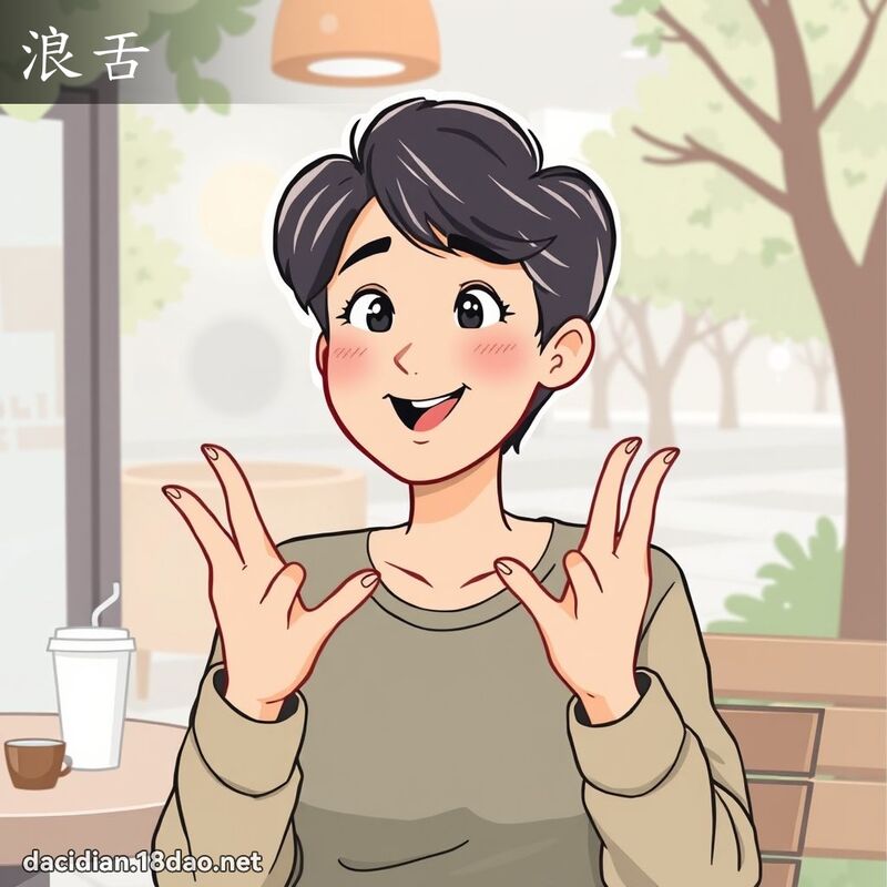 浪舌 - 国语大辞典配图