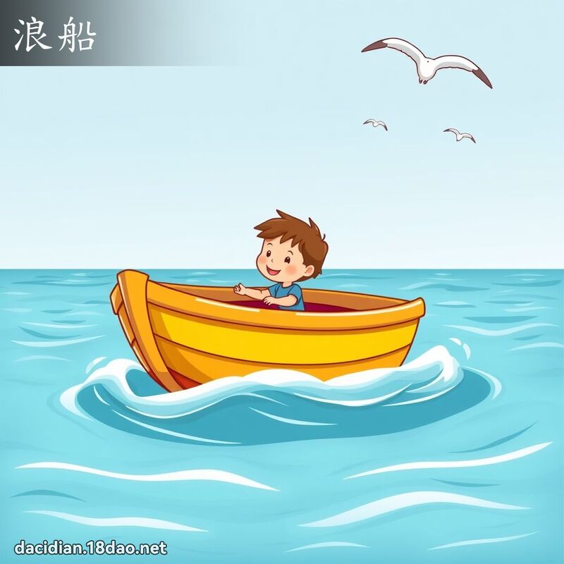 浪船 - 國語大辭典配圖