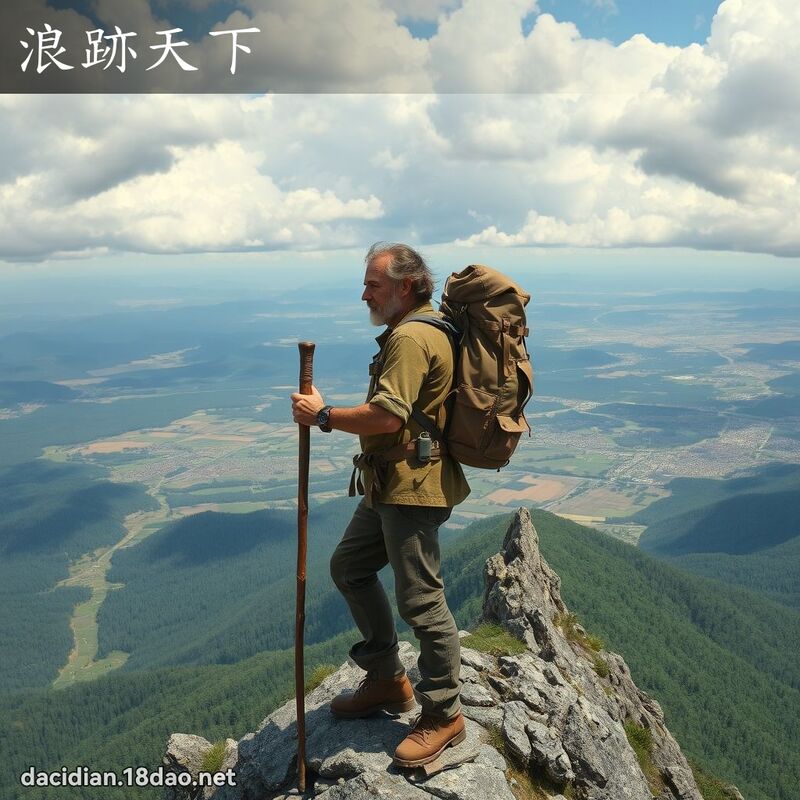 浪跡天下 - 国语大辞典配图