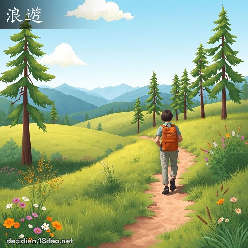 浪遊 - 國語大辭典配圖