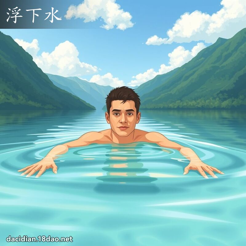 浮下水 - 国语大辞典配图