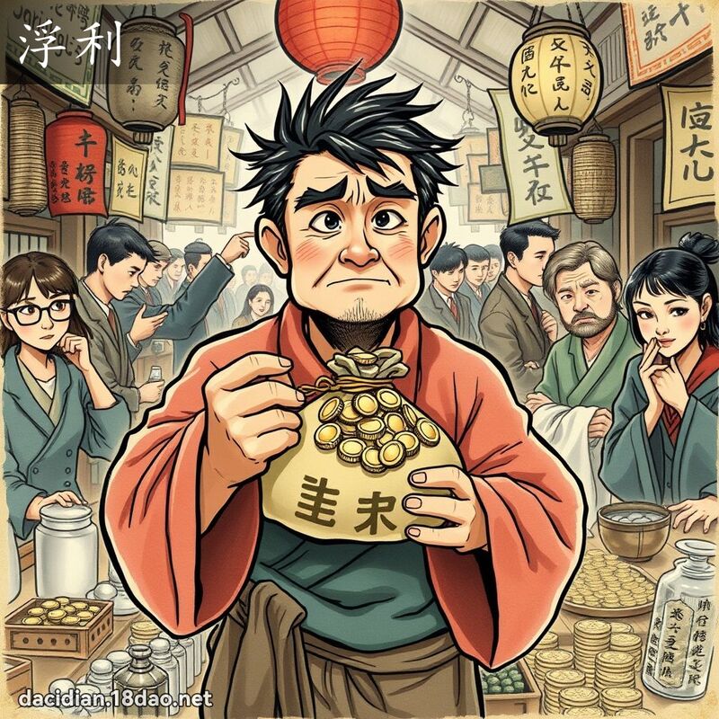 浮利 - 国语大辞典配图
