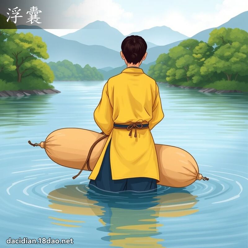 浮囊 - 國語大辭典配圖