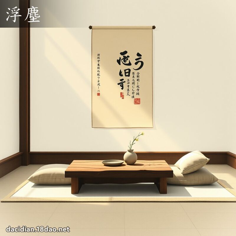 浮尘 - 国语大辞典配图