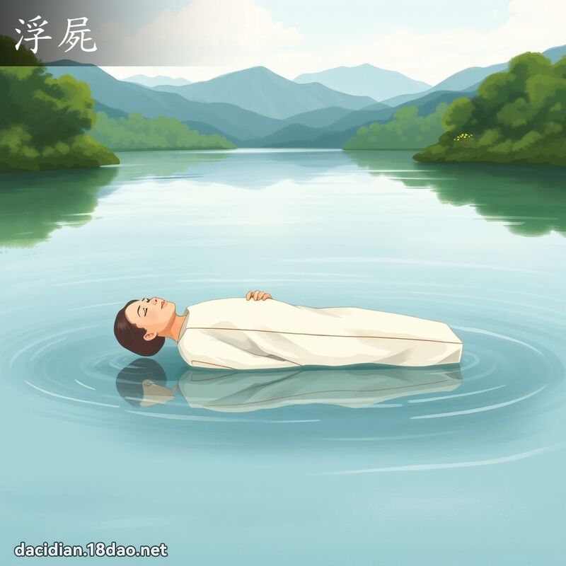浮屍 - 國語大辭典配圖