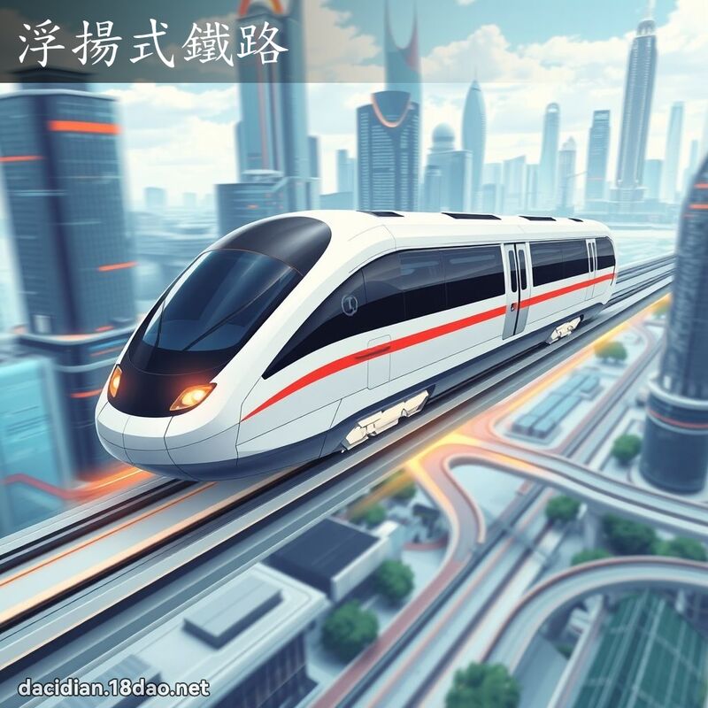 浮扬式铁路 - 国语大辞典配图