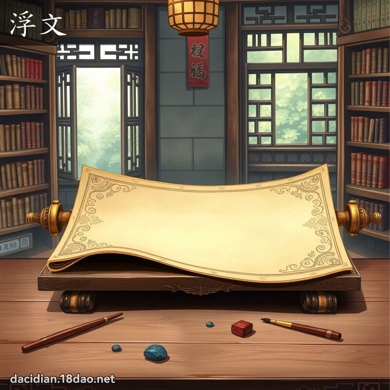 浮文 - 國語大辭典配圖