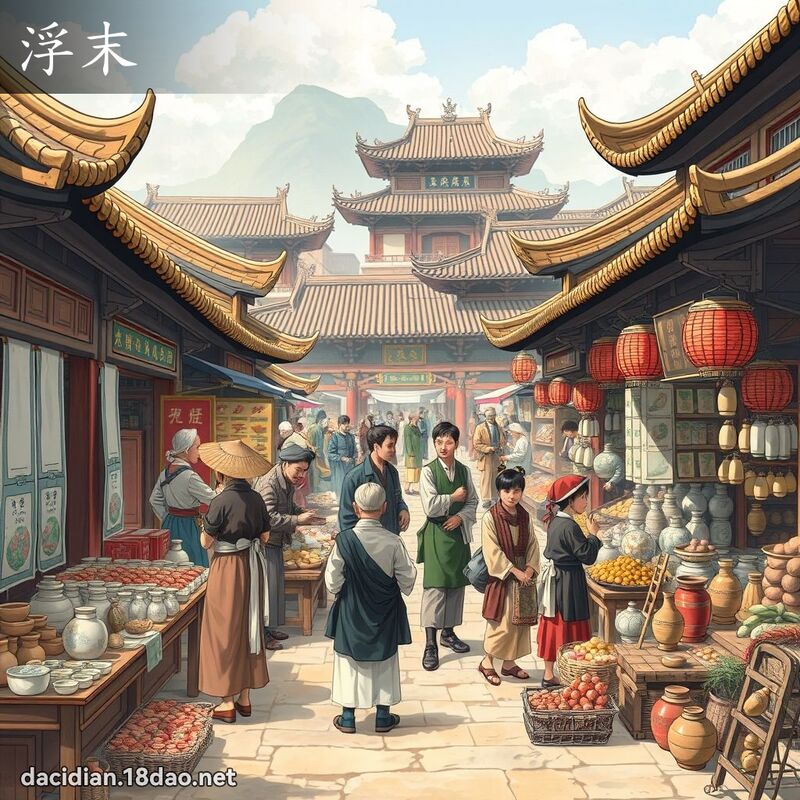 浮末 - 国语大辞典配图