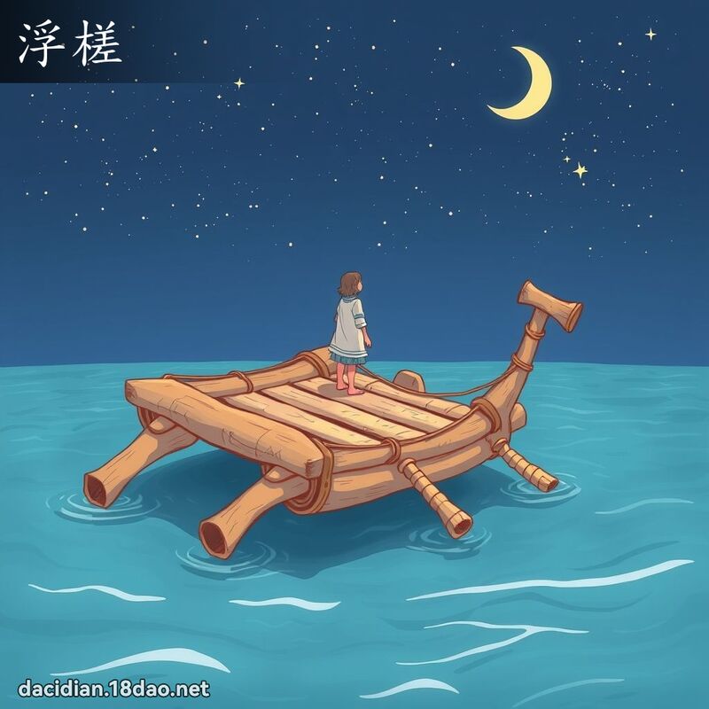 浮槎 - 國語大辭典配圖