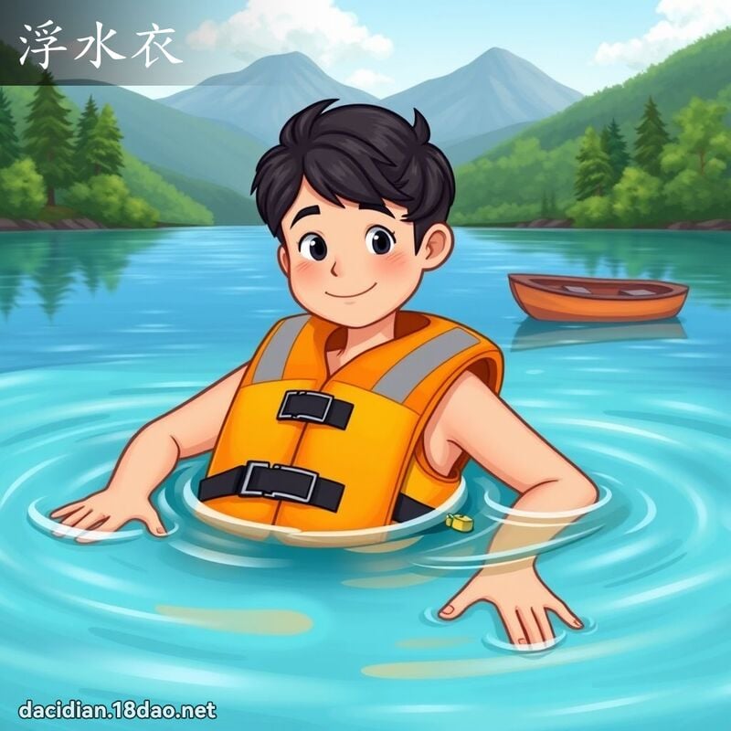 浮水衣 - 国语大辞典配图