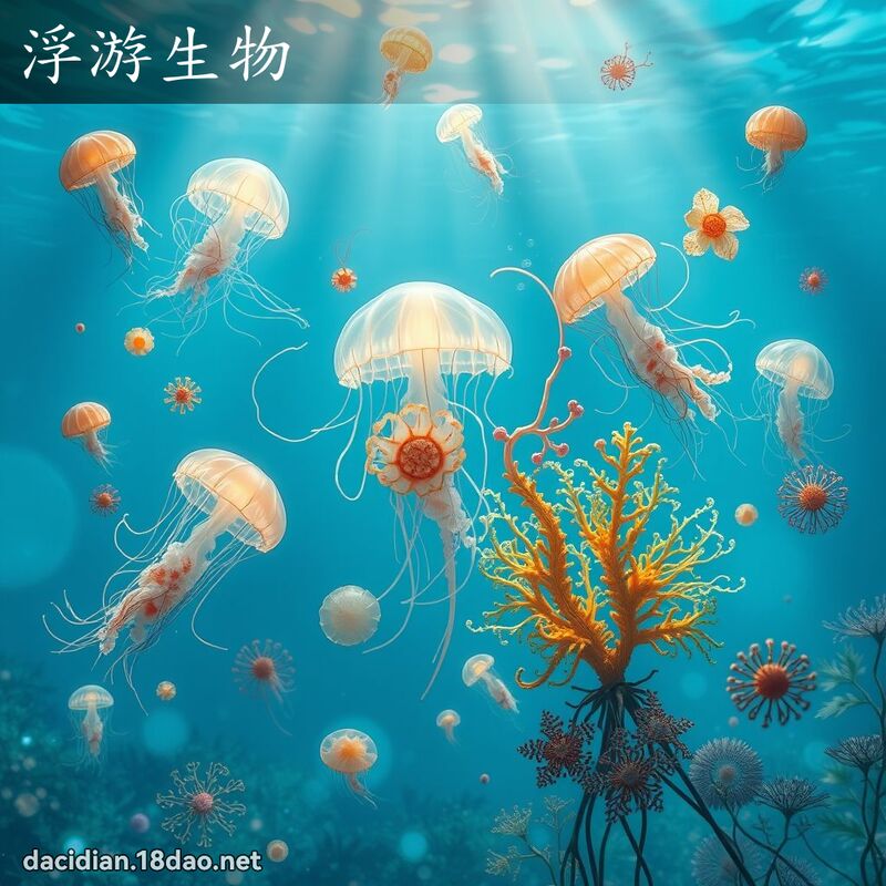 浮游生物 - 国语大辞典配图