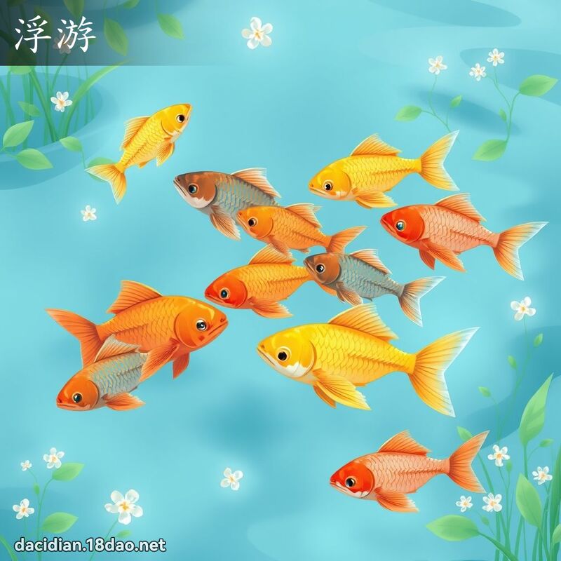 浮游 - 国语大辞典配图