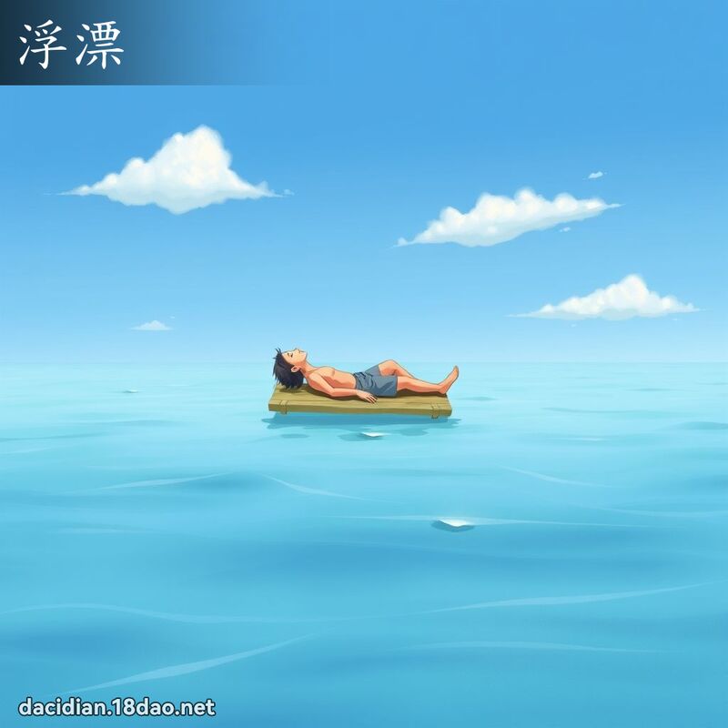 浮漂 - 国语大辞典配图
