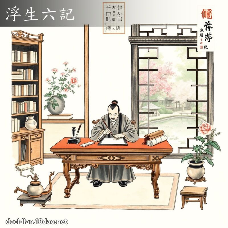 浮生六記 - 國語大辭典配圖