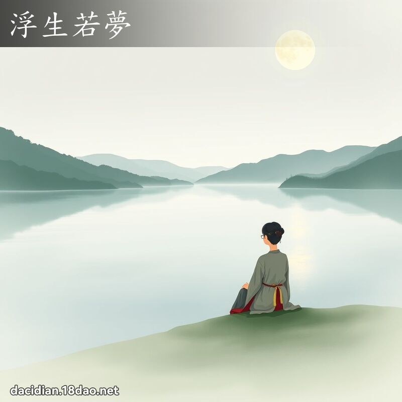 浮生若梦 - 国语大辞典配图