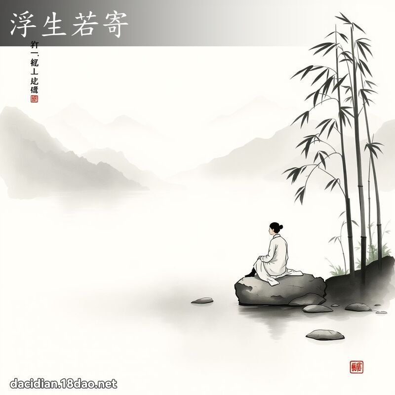 浮生若寄 - 国语大辞典配图