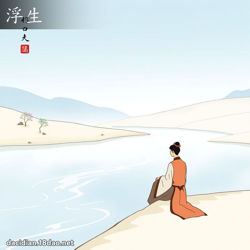 浮生 - 国语大辞典配图