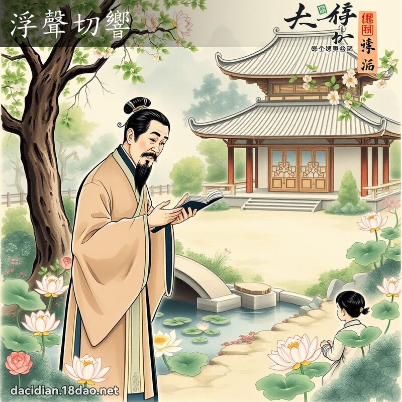浮聲切響 - 國語大辭典配圖