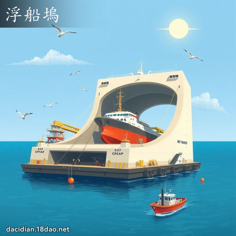 浮船塢 - 國語大辭典配圖