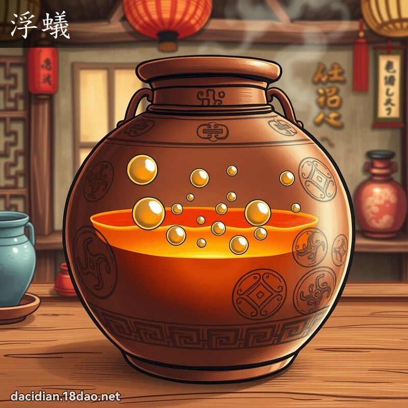 浮蟻 - 國語大辭典配圖