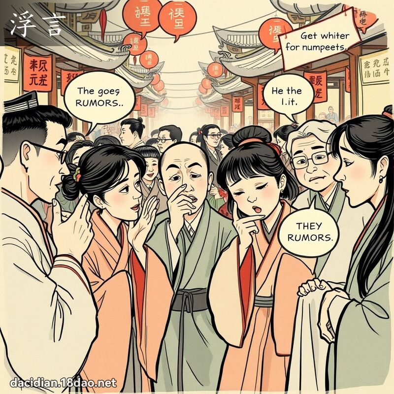 浮言 - 國語大辭典配圖