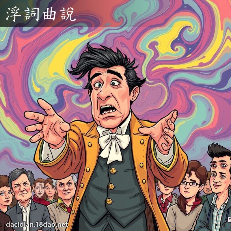 浮詞曲說 - 國語大辭典配圖