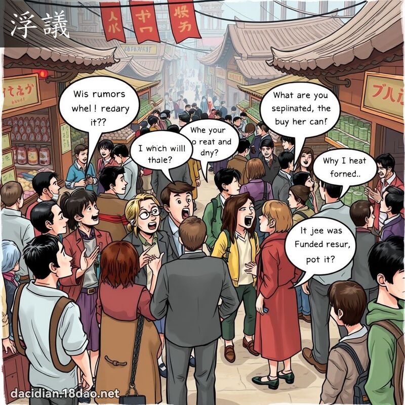 浮議 - 國語大辭典配圖