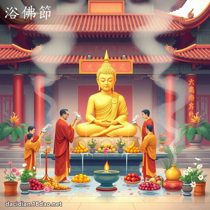 浴佛節 - 國語大辭典配圖