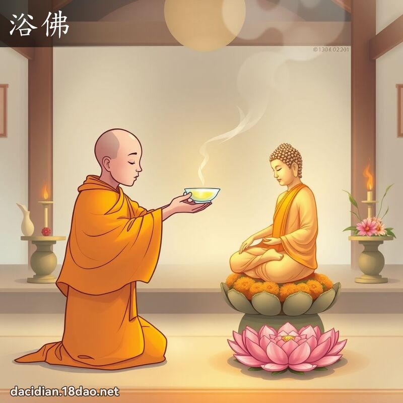 浴佛 - 國語大辭典配圖