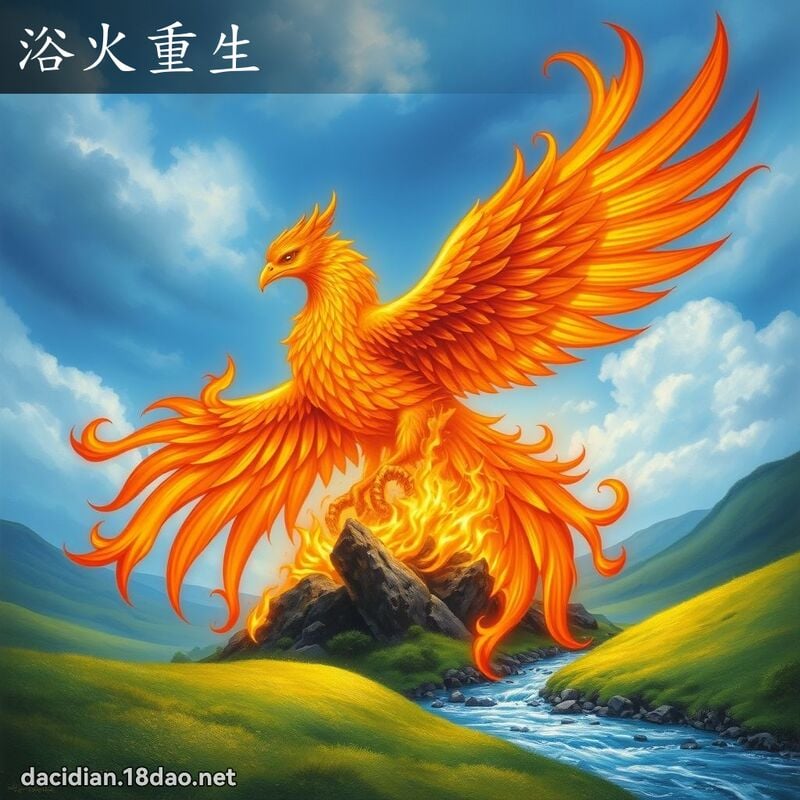 浴火重生 - 国语大辞典配图