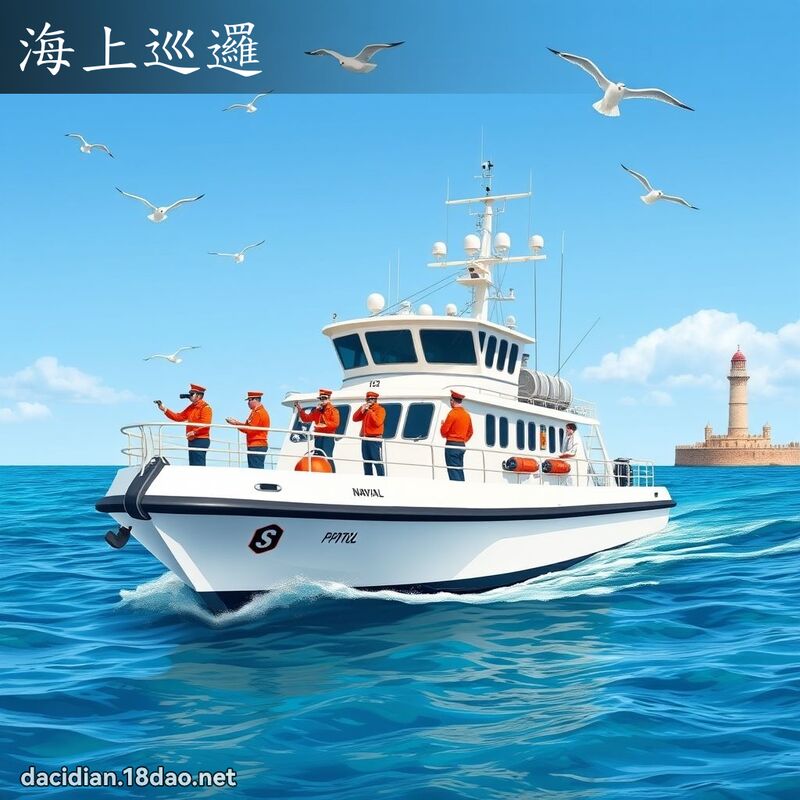 海上巡邏 - 國語大辭典配圖
