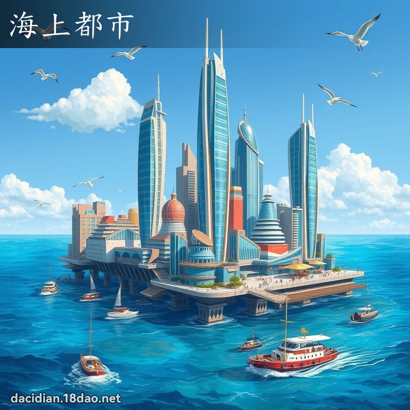 海上都市 - 国语大辞典配图