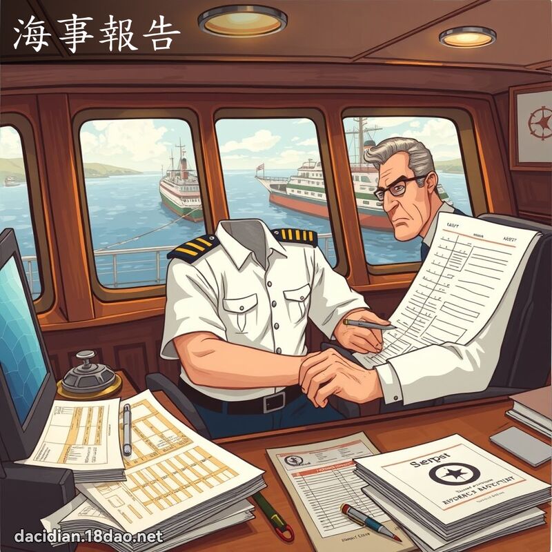 海事報告 - 國語大辭典配圖