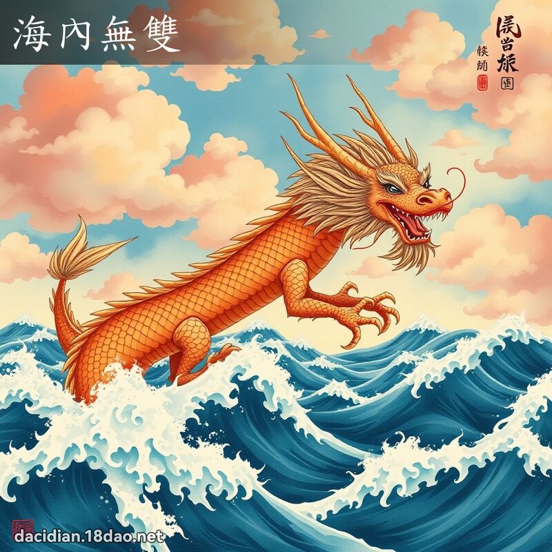 海內無雙 - 國語大辭典配圖