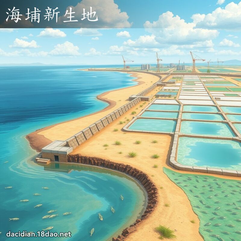 海埔新生地 - 國語大辭典配圖