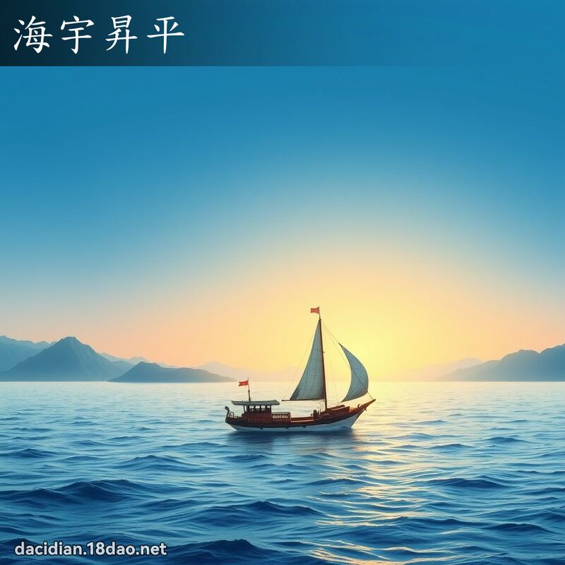 海宇昇平 - 國語大辭典配圖