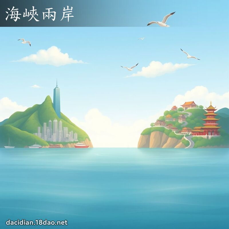 海峽兩岸 - 國語大辭典配圖