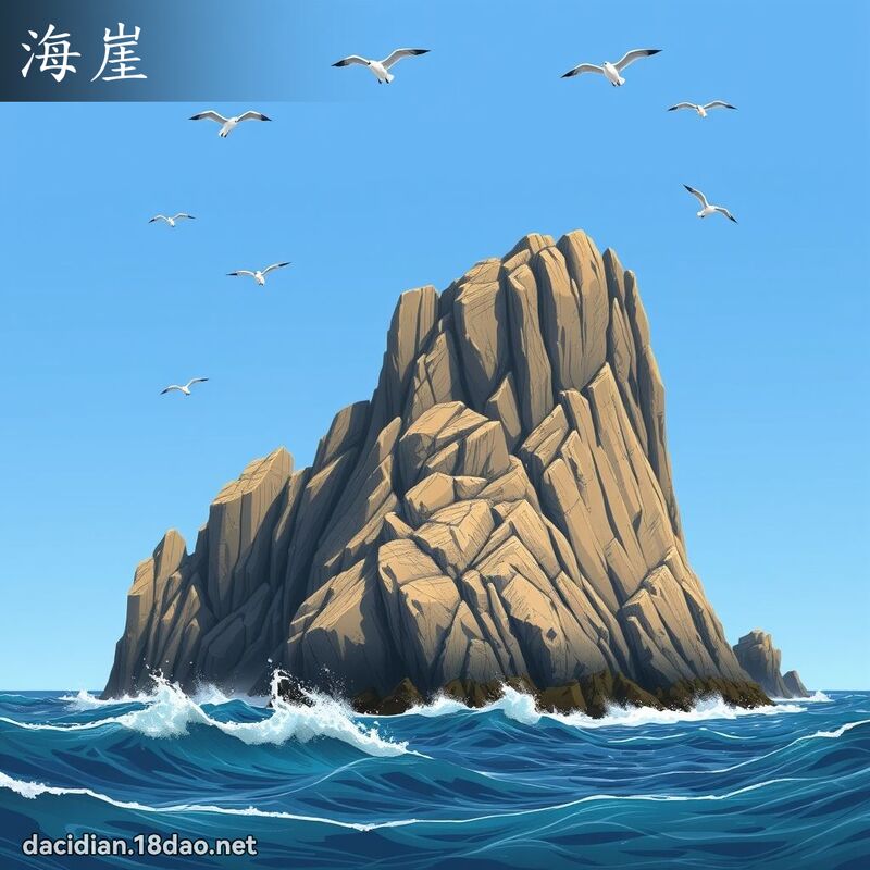 海崖 - 国语大辞典配图