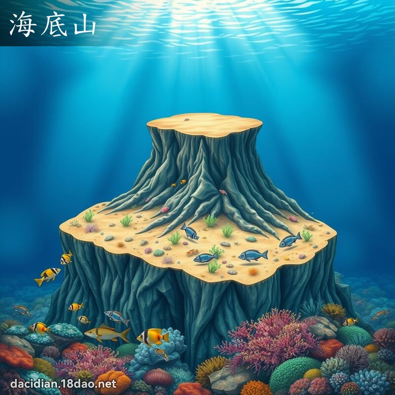 海底山 - 國語大辭典配圖