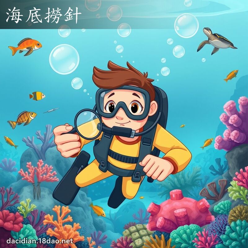 海底捞针 - 国语大辞典配图