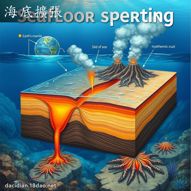 海底擴張 - 國語大辭典配圖