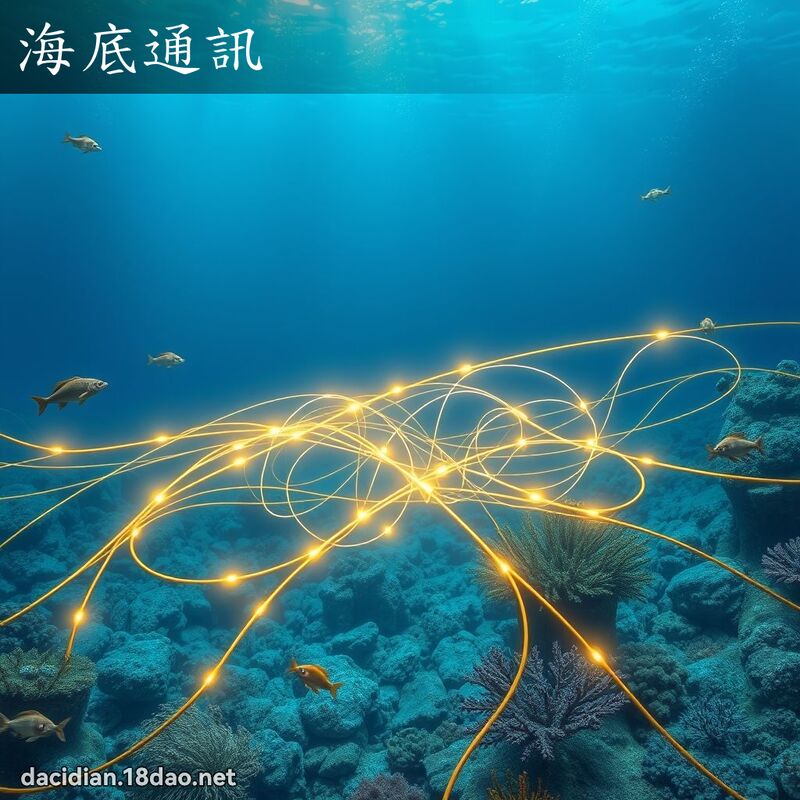 海底通訊 - 國語大辭典配圖