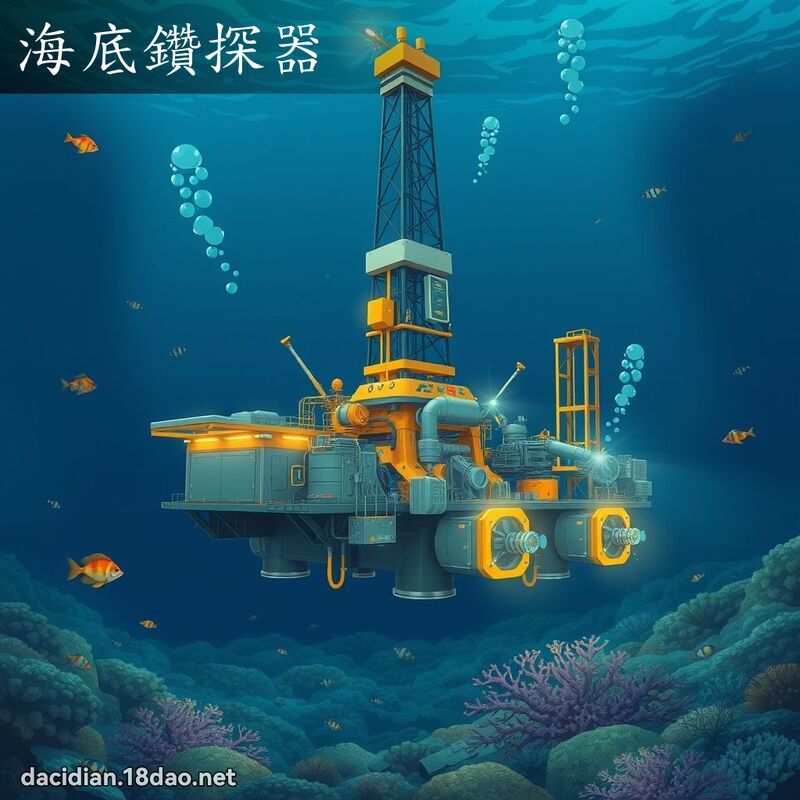 海底钻探器 - 国语大辞典配图