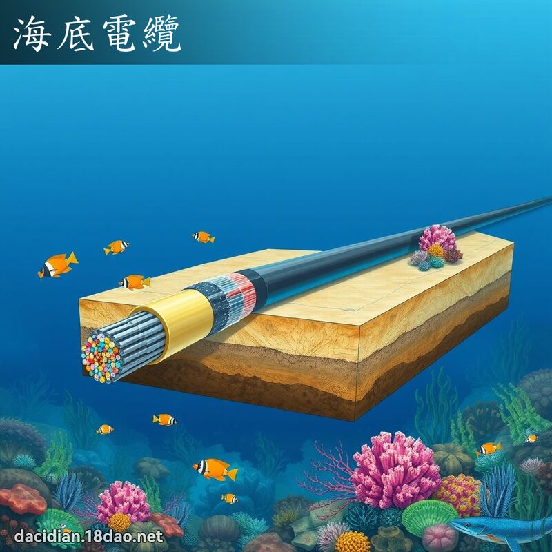 海底电缆 - 国语大辞典配图