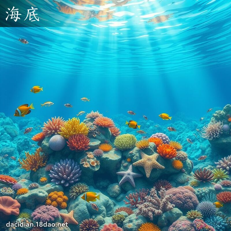 海底 - 国语大辞典配图