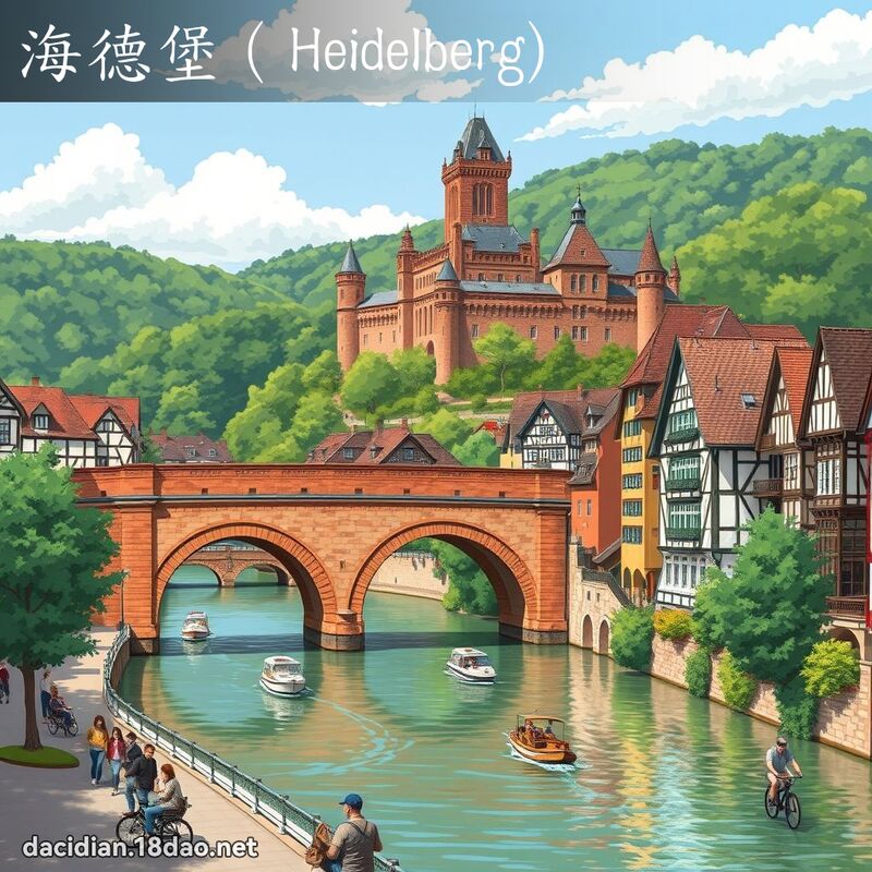 海德堡（Heidelberg) - 國語大辭典配圖