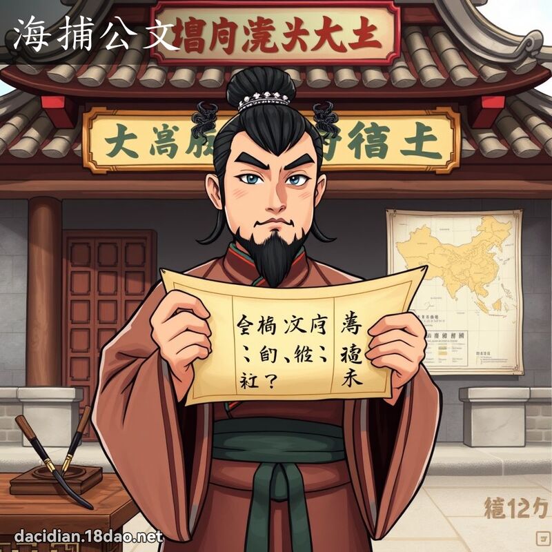 海捕公文 - 國語大辭典配圖
