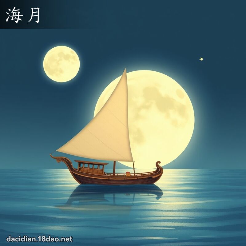 海月 - 國語大辭典配圖