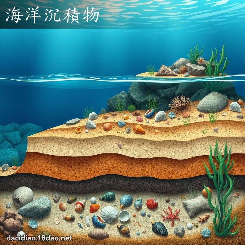 海洋沉积物 - 国语大辞典配图
