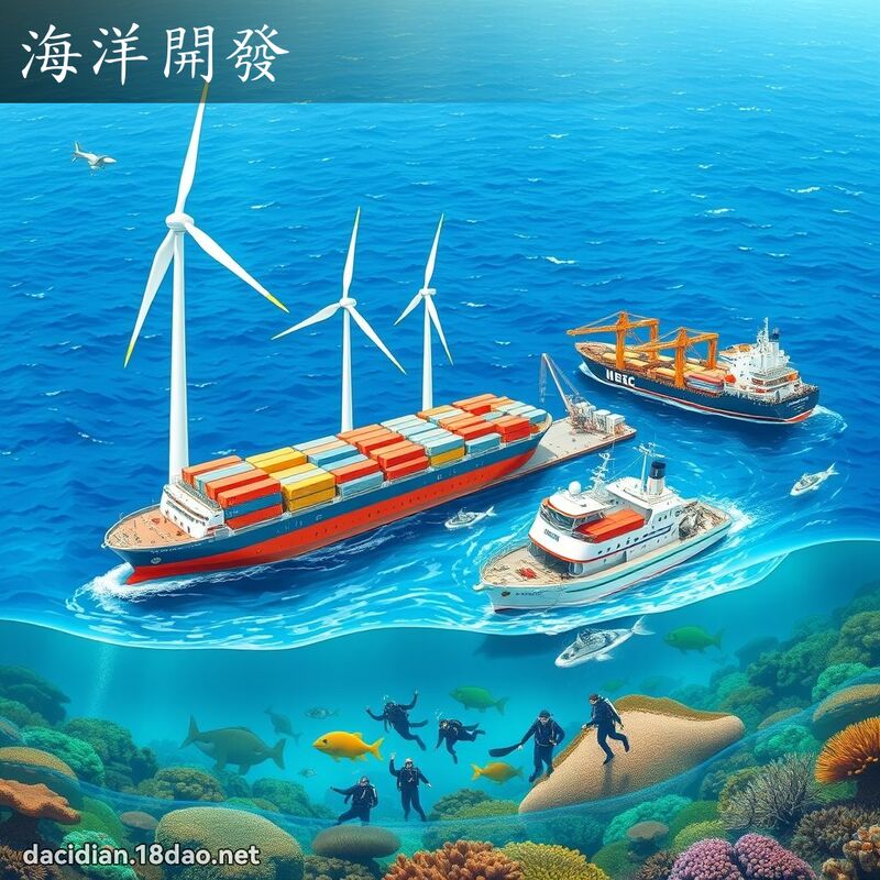 海洋開發 - 國語大辭典配圖